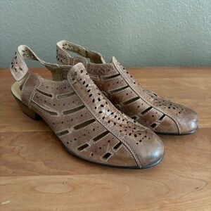 Romika Alegria Sandals Womens EUC 40, Brown Pesca Fisherman Casual Shoes